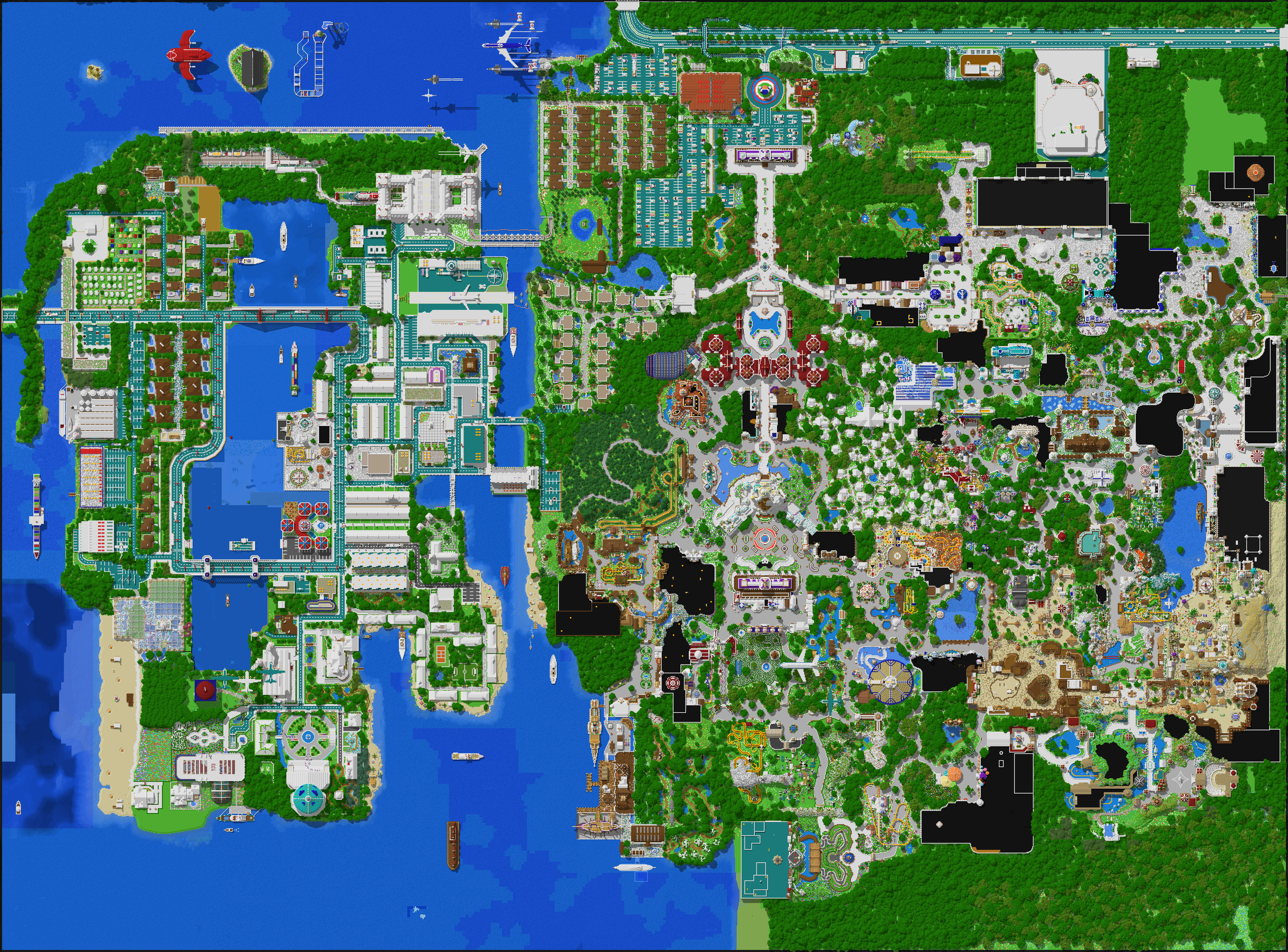 DroomCraft Wereld Kaart